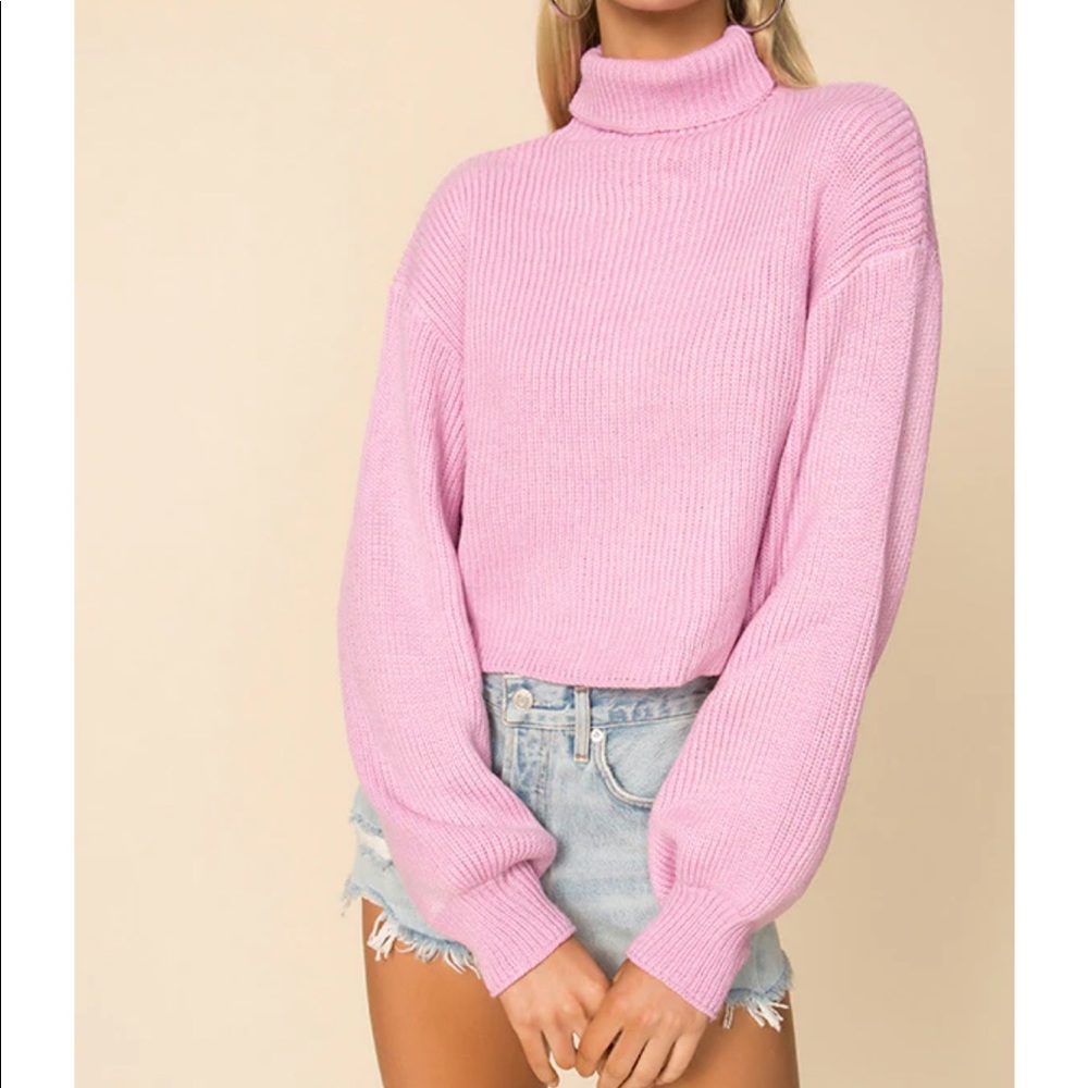 Revolve super down Madison orchid sweater